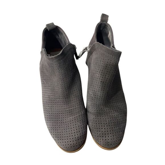 Tom’s perforated ankle bootie sz 7 grey women’s boots deia - Picture 4 of 10